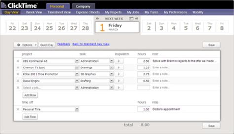 click time manager.
